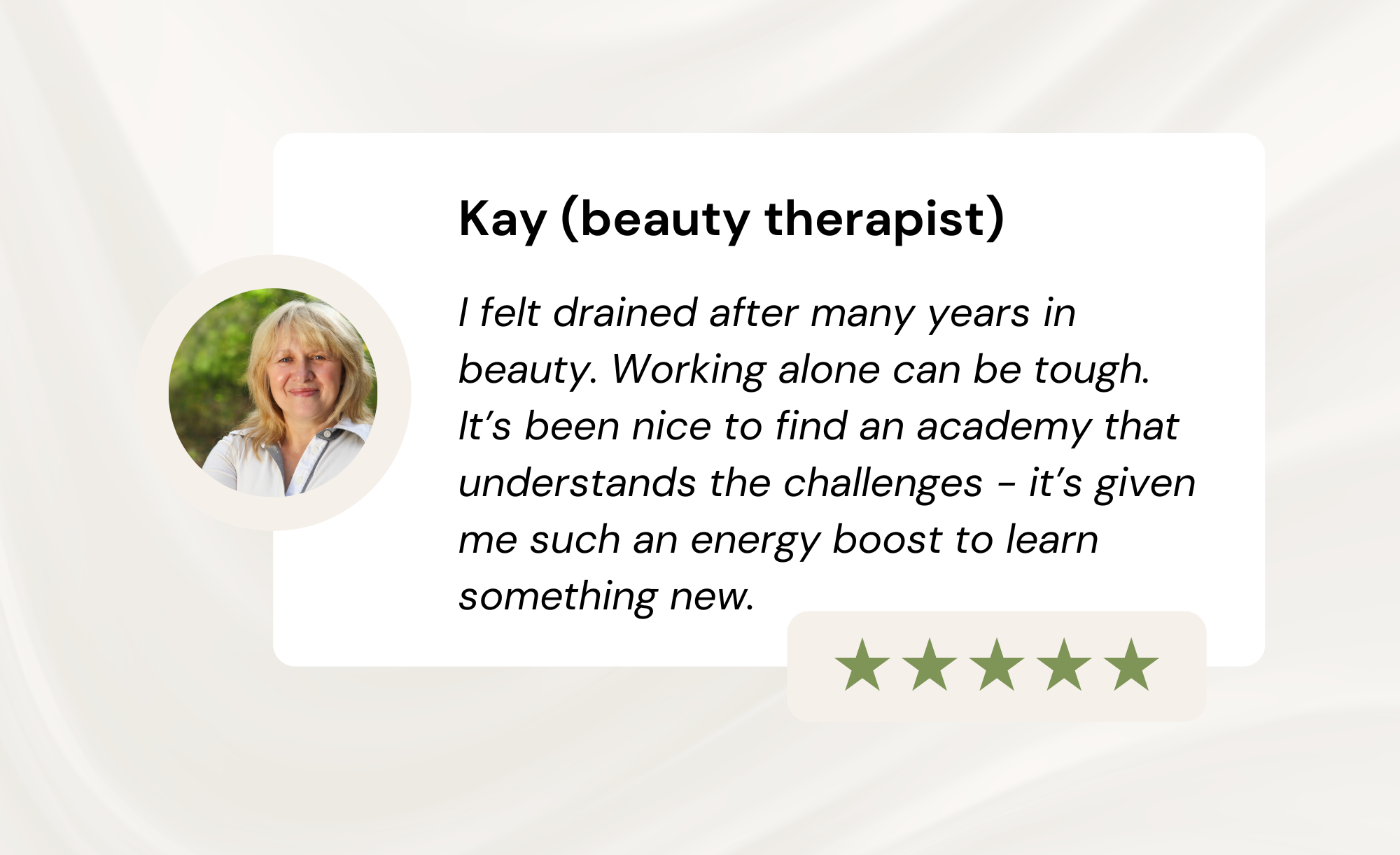 Testimonial -Kay 