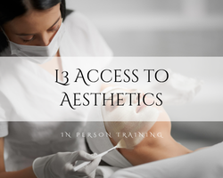 Beauty therapist in a treatment room 